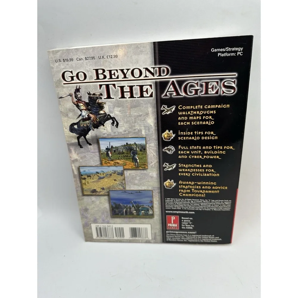 Empire‎ Earth Prima Official Strategy Video Game Guide Paperback Book